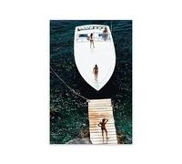 WSJIJY Impresión De La Lona La Sociedad En El Arte del Siglo XIX: Slim Aarons, La Clase Alta, Póster, Lienzo, Impresión De Pared, Imagen para Sala De Estar, Decoración del Hogar, 50 X 70 Cm, Sin Marc