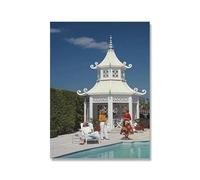 WSJIJY Impresión De La Lona La Sociedad En El Arte del Siglo XIX: Slim Aarons, La Clase Alta, Póster, Lienzo, Impresión De Pared, Imagen para Sala De Estar, Decoración del Hogar, 50 X 70 Cm, Sin Marc