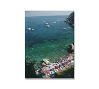 WSJIJY Impresión De La Lona La Sociedad En El Arte del Siglo XIX: Slim Aarons, La Clase Alta, Póster, Lienzo, Impresión De Pared, Imagen para Sala De Estar, Decoración del Hogar, 70 X 100 Cm, Sin Mar