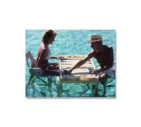 WSJIJY Impresión De La Lona La Sociedad En El Arte del Siglo XIX: Slim Aarons, La Clase Alta, Póster, Lienzo, Impresión De Pared, Imagen para Sala De Estar, Decoración del Hogar, 15 X 20 Cm, Sin Marc