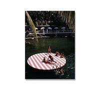 WSJIJY Impresión De La Lona La Sociedad En El Arte del Siglo XIX: Slim Aarons, La Clase Alta, Póster, Lienzo, Impresión De Pared, Imagen para Sala De Estar, Decoración del Hogar, 60 X 90 Cm, Sin Marc