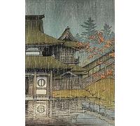 WSJIJY Impresión De La Lona Lienzos De Viaje De Tokio, Pinturas De Geishas, Arte De Pared Vintage, Impresiones De Paisajes, Carteles para Decoración De Sala De Estar, 15 X 20 Cm, Sin Marco