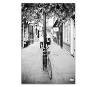 WSJIJY Impresión De La Lona Lienzos En Blanco Y Negro con Paisajes Urbanos De Londres, París Y Nueva York, Pósteres E Impresiones, Arte Mural para Decoración del Hogar, 70 X 100 Cm, Sin Marco.