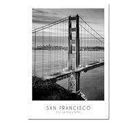 WSJIJY Impresión De La Lona Lienzos En Blanco Y Negro con Paisajes Urbanos De Londres, París Y Nueva York, Pósteres E Impresiones, Arte Mural para Decoración del Hogar, 45 X 60 Cm, Sin Marco.