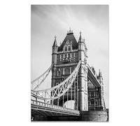 WSJIJY Impresión De La Lona Lienzos En Blanco Y Negro con Paisajes Urbanos De Londres, París Y Nueva York, Pósteres E Impresiones, Imágenes Artísticas De Pared para Decoración del Hogar, 60 X 90 Cm