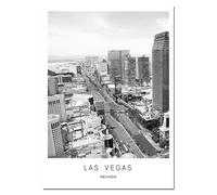 WSJIJY Impresión De La Lona Lienzos En Blanco Y Negro con Paisajes Urbanos De Londres, París Y Nueva York, Pósteres E Impresiones, Imágenes Artísticas De Pared para Decoración del Hogar, 60 X 90 Cm