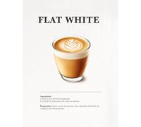 WSJIJY Impresión De La Lona Modern Nordic Minimalist Afternoon Tea Coffee Drink Recipe Poster Canvas Paintings Wall Art Pictures Coffee Shop Home Decor 45X60Cm No Frame