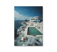 WSJIJY Impresión De La Lona Póster De La Sociedad del Siglo XIX De Slim Aarons, La Clase Alta, Lienzo, Impresión De Pared, para Sala De Estar, Decoración del Hogar, 30 X 45 Cm, Sin Marco