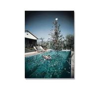 WSJIJY Impresión De La Lona Póster De La Sociedad del Siglo XIX De Slim Aarons, La Clase Alta, Lienzo, Impresión De Pared, para Sala De Estar, Decoración del Hogar, 21 X 30 Cm, Sin Marco
