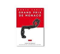 WSJIJY Impresión De La Lona Póster De Mapa De Carreras De Fórmula F1 para Entusiastas De Los Coches, Decoración De La Habitación, Pintura En Lienzo, Arte De Pared, Decoración para Sala De Estar, Do
