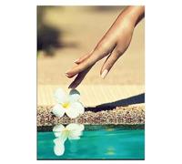 WSJIJY Impresión De La Lona Póster De Masaje Corporal De Uñas Y Salón De Yoga para Pies Lienzo Arte De Pared Impresión HD para Salón De Belleza Moderno Decoración del Hogar 70 X 10