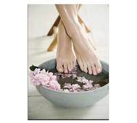 WSJIJY Impresión De La Lona Póster De Masaje Corporal De Uñas Y Salón De Yoga para Pies Lienzo Arte De Pared Impresión HD para Salón De Belleza Moderno Decoración del Hogar 21 X 30