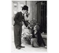 WSJIJY Impresión De La Lona Póster De Película Vintage De Charlie Chaplin, Impresión En Lienzo, Icono De La Comedia En Blanco Y Negro, Decoración De Pared, Impresiones para Decoración De Habitació