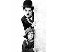 WSJIJY Impresión De La Lona Póster De Película Vintage De Charlie Chaplin, Impresión En Lienzo, Icono De La Comedia En Blanco Y Negro, Decoración De Pared, Impresiones para Decoración De Habitació