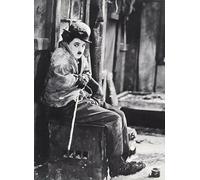 WSJIJY Impresión De La Lona Póster De Película Vintage De Charlie Chaplin, Impresión En Lienzo, Icono De La Comedia En Blanco Y Negro, Arte De Pared, Impresiones para Decoración De Habitación, 45 X