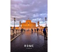 WSJIJY Impresión De La Lona Póster De Viaje De Roma, Italia, Ciudad del Vaticano, Coliseo, Arquitectura Antigua, Lienzo Impreso, Cuadro De Pared, Decoración Moderna para Oficina Y Habitación, 50 X 70