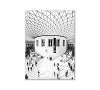 WSJIJY Impresión De La Lona Póster Impreso En Blanco Y Negro Moderno con Paisaje De Ciudades Románticas De Europa, Francia Y Alemania, Cuadro De Lienzo, 15 X 20 Cm, Sin Marco