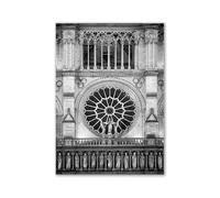 WSJIJY Impresión De La Lona Póster Impreso En Blanco Y Negro Moderno, Romántico, De Europa, Francia, Alemania, Ciudades, Paisaje, Cuadro De Lienzo, 50 X 70 Cm, Sin Marco