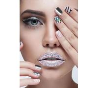WSJIJY Impresión De La Lona Pósteres De Salón De Belleza con Diseño De Maquillaje De Ojos Y Uñas, Impresiones En Lienzo, Arte De Pared, Imágenes, Regalos, Decoración del Hogar, 70 X 100 Cm, Sin Ma