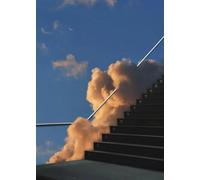 WSJIJY Impresión De La Lona Whimsical Abstract Modern Wall Art People Live On The Cloud Canvas Painting Poster Print Dorm Apartment Home Decoration 70X100Cm No Frame