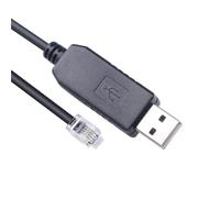 WSJMWKW Telescopio iEQ30 Pro, Smart EQPro, ZEQ25GT, ZEQ25, CEM60, CEM25p USB a RJ9 4P4C RS232 Serial computarizado HC a PC Cable