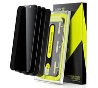 WSKEN Paquete de 4 protectores de pantalla de privacidad para iPhone 14 Pro Max de 6.7 pulgadas, [eliminación automática de polvo] Pantalla de cobertura completa 2.5D Edge 28 grados 10s HD película de