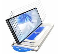 WSKEN Paquete de 4 protectores de pantalla frontal para Samsung Galaxy Z Fold 7, eliminación automática del polvo, pantalla completa, HD, cubierta de vidrio templado externo 5G, sin burbujas