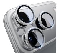 WSKEN para iPhone 17 Pro/iPhone 17 Pro Max protector de lente de cámara - [Mantener la toma original] Vidrio templado ultra HD 9H irrompible, anillo de metal de pantalla, antihuellas, antiarañazos