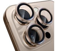 WSKEN Protector de lente de cámara para cámara iPhone 16 Pro/16 Pro Max - [Keep Original Shooting] inastillable Ultra HD 9H Protector de pantalla de cámara de vidrio templado cubierta de metal