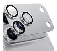WSKEN Protector de lente de cámara para iPhone 17 Pro, placa de metal mate, grado militar, inastillable, vidrio templado 9H, accesorios de película, antihuellas, resistente a los arañazos, compatible