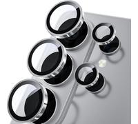 WSKEN Protector de lente de cámara para Samsung Galaxy S26 Ultra, protector de lente de cámara (mantiene el disparo original) inastillable, pantalla de vidrio templado 9H, cubierta de anillo de metal