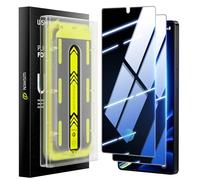 WSKEN Protector de pantalla de privacidad para Samsung Galaxy S25 Edge, antiespía de 25°, eliminación automática de polvo, dureza 9H, vidrio templado, fácil instalación, sin burbujas, antihuellas