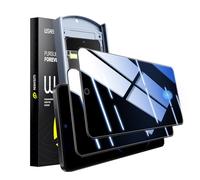 WSKEN Protector de pantalla de privacidad para Samsung Galaxy S25 + Plus/S24+Plus - [Es casi invisible] [Auto Dust Elimination] Full Screen 9H vidrio templado militar Privacy Folie, Anti huellas