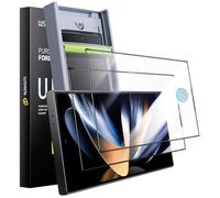 WSKEN Protector de pantalla para Samsung Galaxy S24 Ultra - [Es casi invisible] [Auto Staubentferung] Full Screen 9H Irrompible Militar Vidrio Templado HD Clear Protector de pantalla, antihuellas