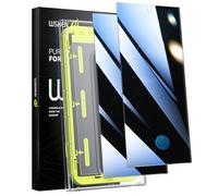 WSKEN Protector de pantalla para Samsung Galaxy S24 Ultra (privacidad de 25º), casi invisible 9H + irrompible, cristal de seguridad militar, antihuellas dactilares, sin burbujas