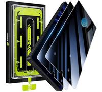 WSKEN Protector de pantalla para Samsung Galaxy S25 Ultra, eliminación automática de polvo, privacidad de 25°, antirreflejos, cobertura completa, vidrio templado 9H, sin burbujas, antihuellas