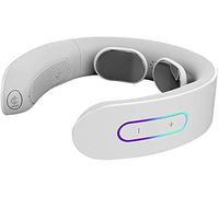 WSMLA Massager del cuello de la columna cervical masajeador inteligente pulso de voz de difusión multifuncional cuello protector anti-fugas Diseño masajeador Acción de intensidad regulable