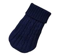 WSMNYH Jerséis para Perros Perro Invierno Ropa de Punto Ropa Mascota for pequeños Perros Medios Chihuahua Cachorro suéter Mascota suéter de Perro Suéter de Perro (Color : Blue, Size : XL(12) 4-5KG)