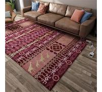WSNCXFW Alfombra calefactora de Suelo Radiante infrarrojo con Temporizador y termostato Ajustable, Alfombra eléctrica de grafeno, Alfombrillas calefactables para Sala de Estar,C,180x200cm