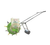 WSNCXFW Sembradora Manual de jardín, sembradora de maíz, algodón y Soja en hileras, esparcidora de precisión con espaciado, sembradora Manual con Rodillos para césped y jardín.,7 Mouths