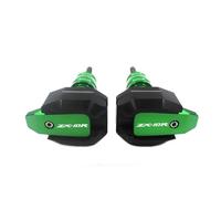 WSNWWKDD palancas Parachoques Deslizador De Marco Motocicleta para ZX-10R, Dispositivo De Protección Anticaída Y Carenado Anticolisión Juegos de carenado(Green ZX-10R)