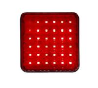 WSNZYT Auto Piloto Trasero Cola Lámpara de señal antiniebla trasera conducción Universal 24V 36 LED parachoques trasero remolque camión para caravan RV autobús