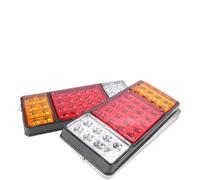 WSNZYT Auto Piloto Trasero Cola Luces de freno traseras universales para coche 36 LED indicador luz trasera lámpara marcha atrás parada para remolques camiones furgonetas