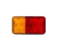 WSNZYT Auto Piloto Trasero Cola Par de 10 LED para camión remolque luz trasera freno parada señal giro lámpara indicadora para caravan furgoneta autobús 12V 24V 12-80V