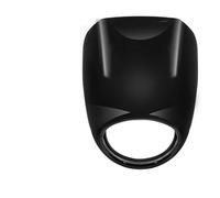 WSNZYT Cubre Faro Moto Cubierta De Carenado Para Parrilla Faro Negro Motocicleta, Parabrisas Plástico ABS Montaje Frontal Para 883 1200 Para Dyna Para Sportster XLCH