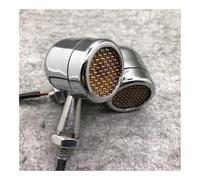 WSNZYT Moto Freno Luz Cola Lente de malla rejilla universal para motocicleta, luz giro delantera y trasera, intermitentes LED para scooter