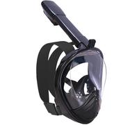 Wsobue Máscara de Buceo, Gafas Snorkel 180° Panorámica Vista Anti-Niebla Apoyo Camara Deportiva, Anti-Fugas Máscara de Snorkel para Adultos y niños (Negro)