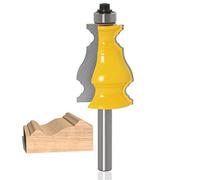 WSOOX Marco de fotos de vástago de 8 mm Moldeo Router Bit Elegante Marco de puerta Moldeo Router Bit Cortador de carpintería para carpintería