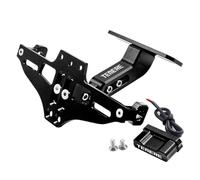 WSOPP Soporte Marco Matrícula Moto para Yamaha TENERE 700 Tenere900 XTZ 700 XTZ700 2019-2024 2025 Motocicleta Portamatriculas Guardabarros Eliminador Trasero Porta Matricula Trasera,Black Style