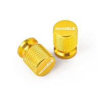 WSOPP Tapones de Válvula para BMW R1300GS ADV R1300 GS R 1300 GS 2023 2024 2025 Tapas de Válvula de Aluminio CNC Antipolvo para Motocicletas con Logo Ruedas Antipolvo Accesorios,Gold Style